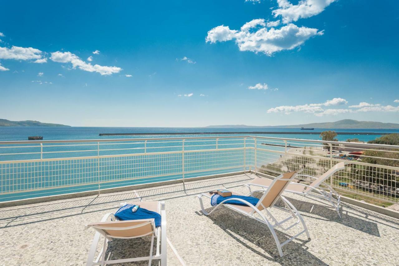 Ferienwohnung Seafront Penthouse Leo Kalamata Exterior foto